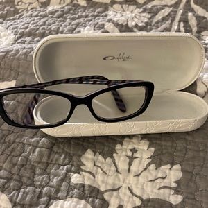 oakley eye glass frames with case